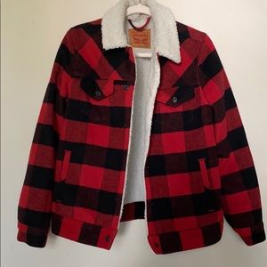 Levi’s wool blend coat/ jacket, size M